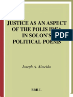 ALMEIDA - 2003 - Justice As An Aspect of The Polis Idea in Solon's Political Poems. A Reading of The Fragments in Light of The Researches