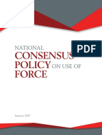 National Consensus Policy On Use of Force