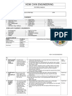 How Chin Engineering: Job Safety Analysis