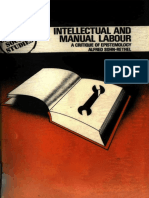 Alfred Sohn Rethel Intellectual and Manual Labor A Critique of Epistemology1 PDF