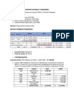 Metodo de Valuacion de Inventario