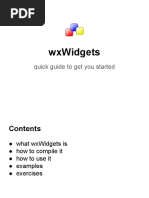 Wxwidgets: Quick Guide To Get You Started