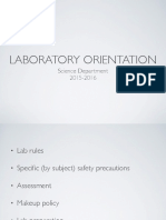 Lab Orientation 2015