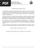 Saubara Relatorio Final