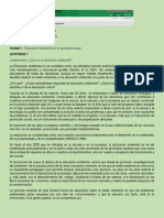 La Educación Ambiental No Se Considera Como Una Disciplina Escolar Autónoma Sino Como Una Enseñanza Lo Más Interdisciplinaria y Transversal Posible