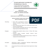 SK Persyaratan Kompetensi Kepala Puskesmas