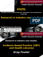 Anziil: Research in Industry Case Studies