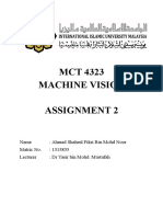 MCT 4323 Machine Vision Assignment 2