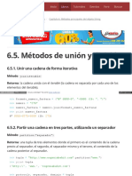 6.5. Métodos de Unión y División