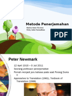 Metode Penerjemahan