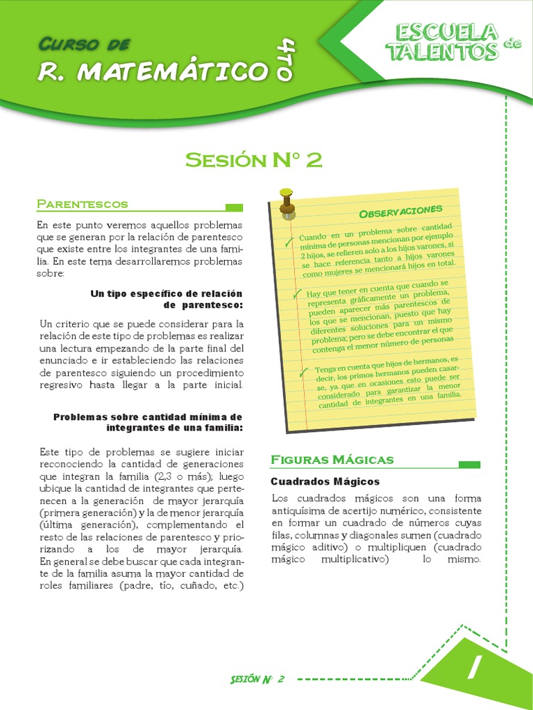 Figuras Mágicas Pdf Enseñanza De Matemática Science