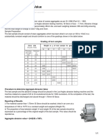 Aggregate Abrasion Value