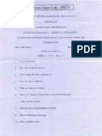 CS2351 AI Question Paper May June 2012