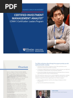 Wharton Certified Investment Management Analyst