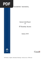 IT Security Access Report