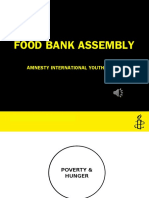 Food Bank Assembly: Amnesty International Youth Group