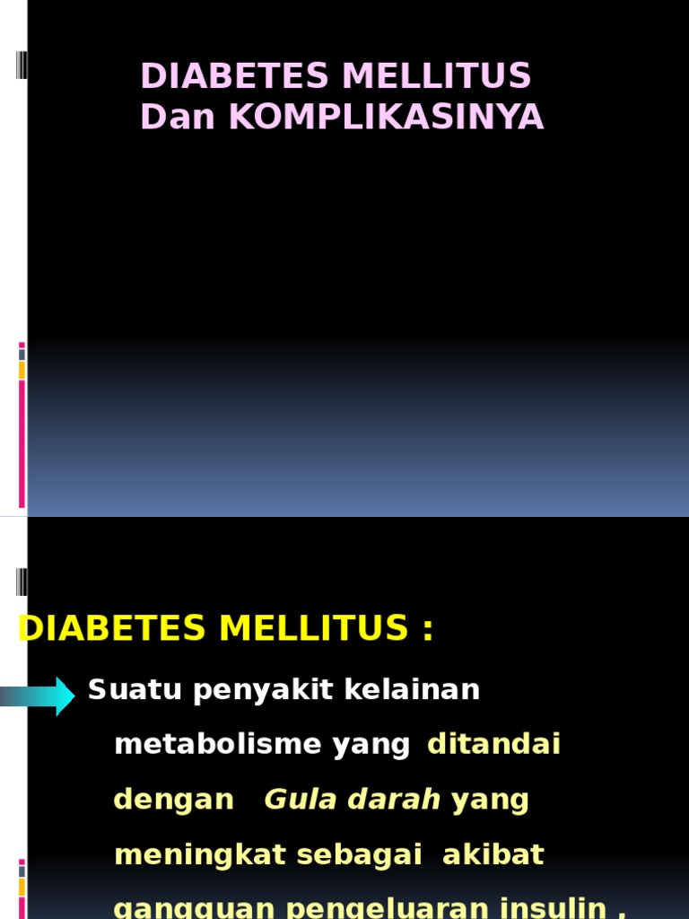 Komplikasi Diabetes Melitus | PDF