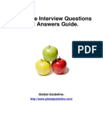 Insurance Interview Questions and Answers Guide.: Global Guideline