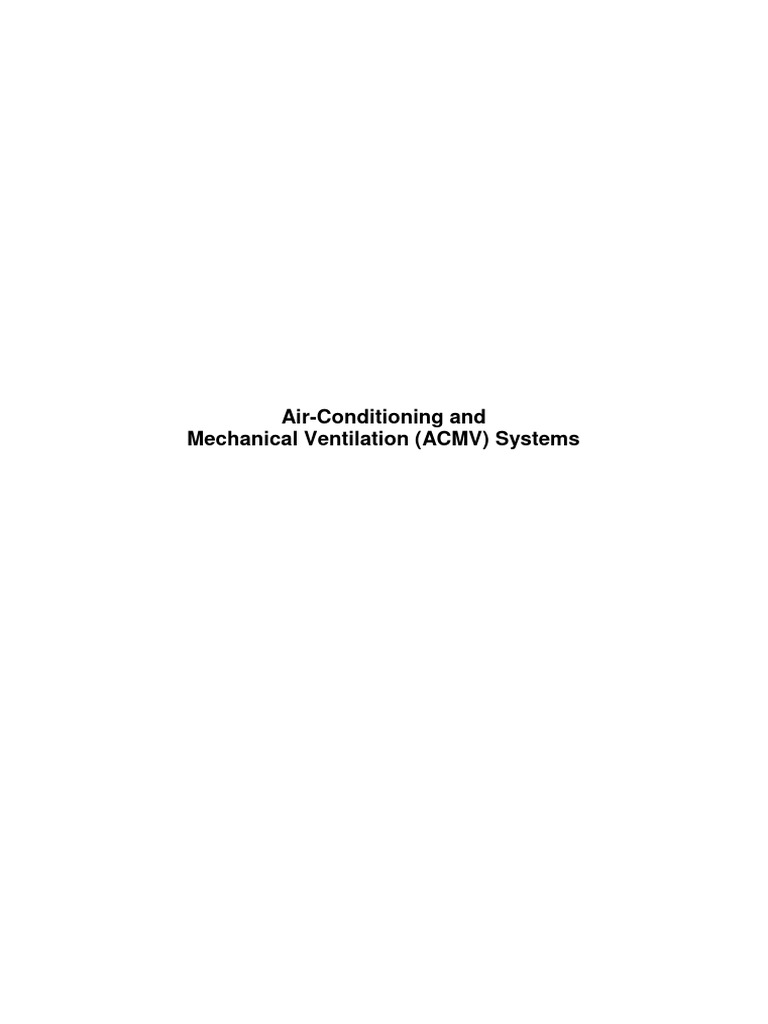 ACMV Training | PDF | Gas Compressor | Heat Pump