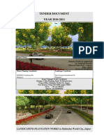 Tender For Landscape Plantation Works PDF