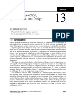 Chapter 13 - Equipment Selection, Specification, and Design