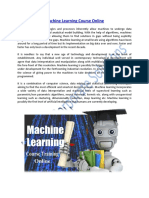 Machine Learning Course Training Online