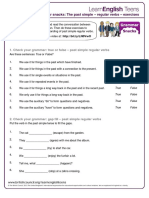Gs Past Simple Regular - Exercises PDF