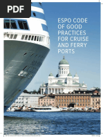ESPO Code of Good Practices for Cruise and Ferry