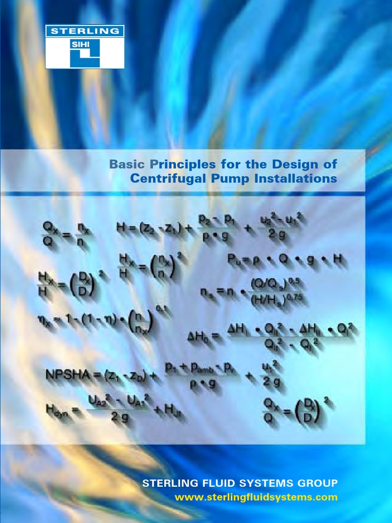 Basic Principles Of Centrifugal Pumps Pdf Pump Pressure