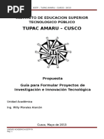 Guia Proyectos de Investigacion e Innovacion Tecnologica