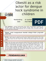 Obesiti as a Risk Factor for Dengue Shock