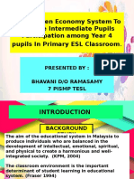 Using Token Economy System To Improve Intermediate Pupils Participation Among Year 4 Pupils in Primary ESL Classroom