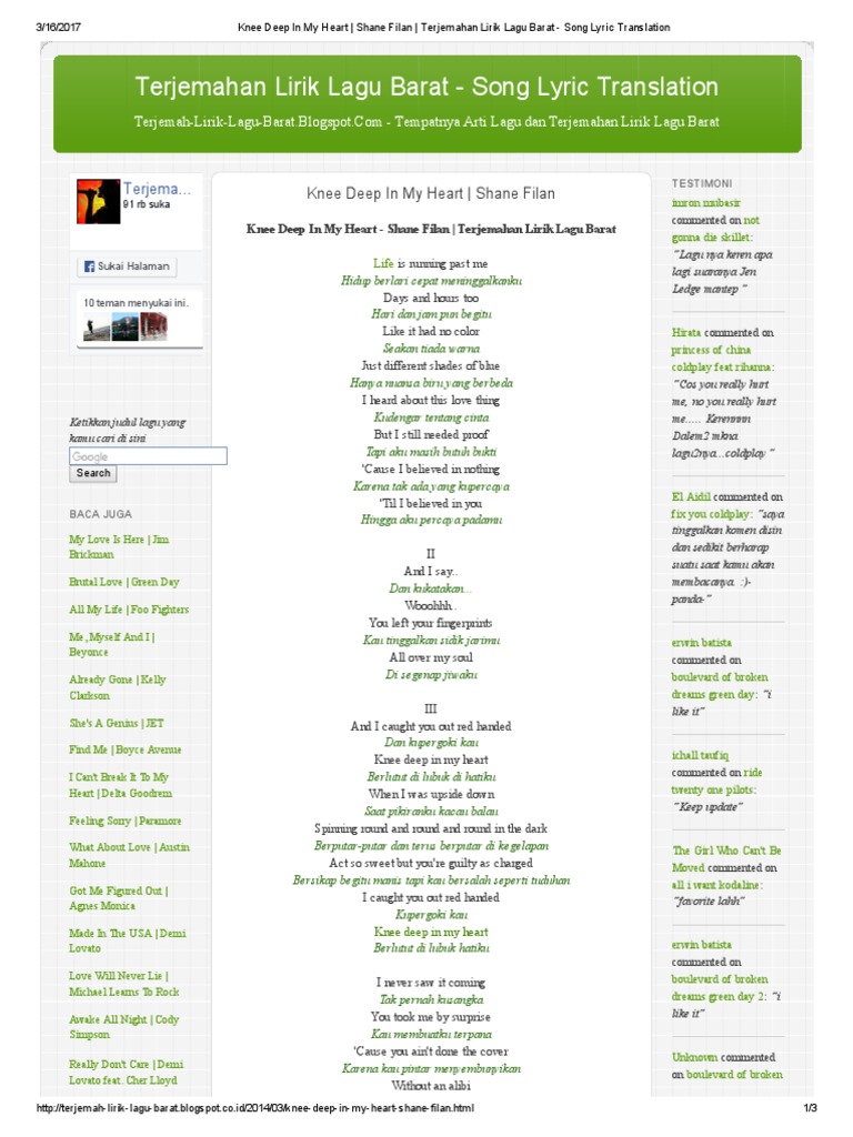 Teks Lagu I Have A Dream Dan Artinya - Berbagi Teks Penting