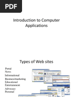 Introduction To Computer Applications