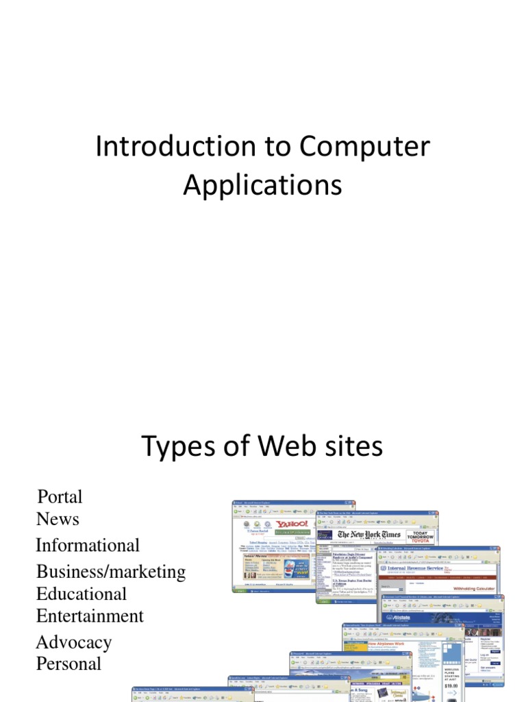 Introduction To Computer Applications | PDF | Email | Internet Forum