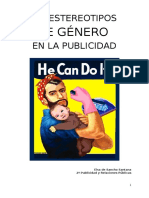 Trabajo Derecho - Estereotipos de Género en Publicidad