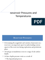 Week4 Reservoir Temperatures and Pressures