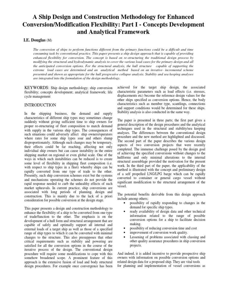 Ship Design Process PDF Structural Load Naval Architecture