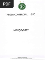 Tabela Comercial