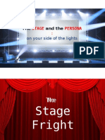 Stage and The Persona