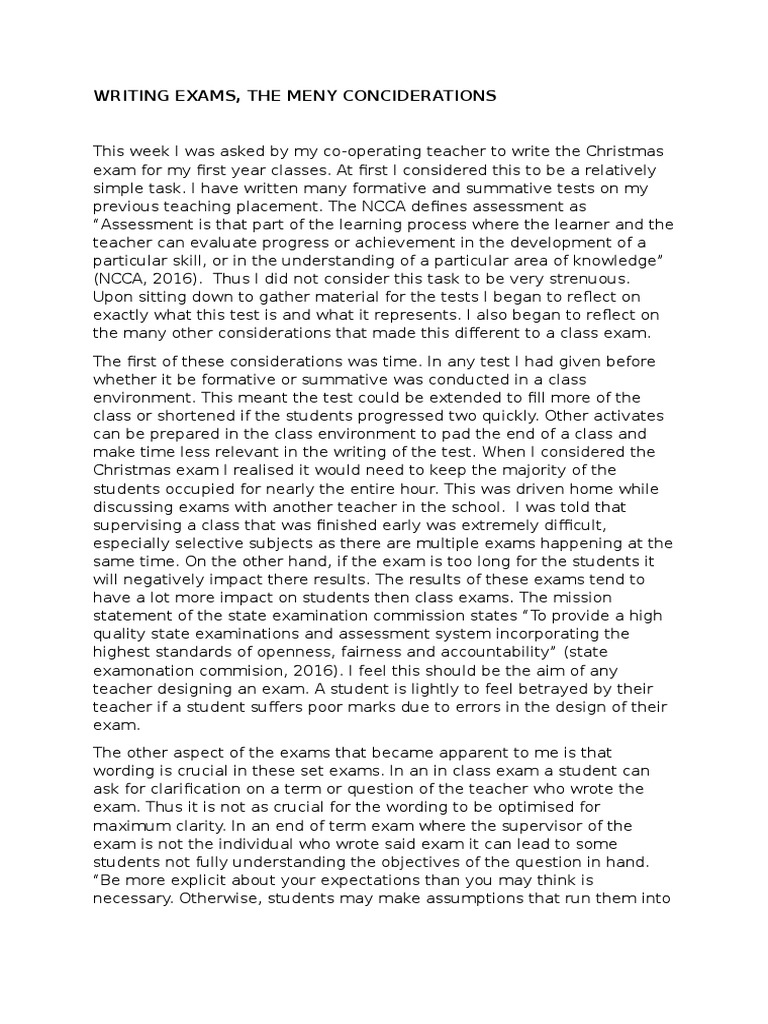 writing-exams-the-meny-conciderations-pdf-test-assessment