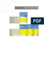 Manual Input (For Cells in Yellow)