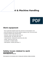 Mechanical and Manual Handling