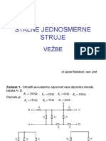 Stalne Jednosmerne Struje Vezbe