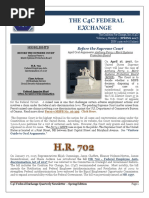 The C4C Federal Exchange News SPRING 2017  ISSN 2375-7086 (On-line)