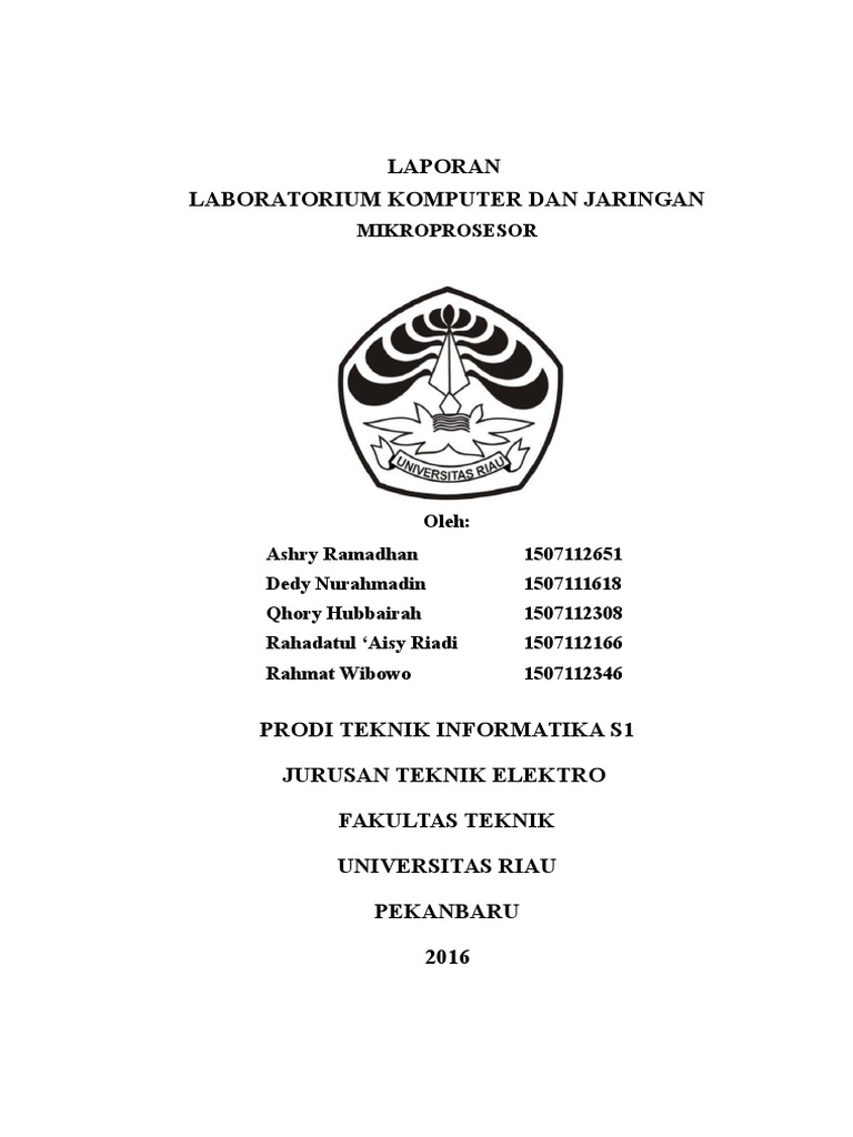 Laporan Laboratorium Komputer Dan Jaringan