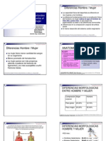 Diferencias Estructurales y Funcionales en El Hombre y Mujer