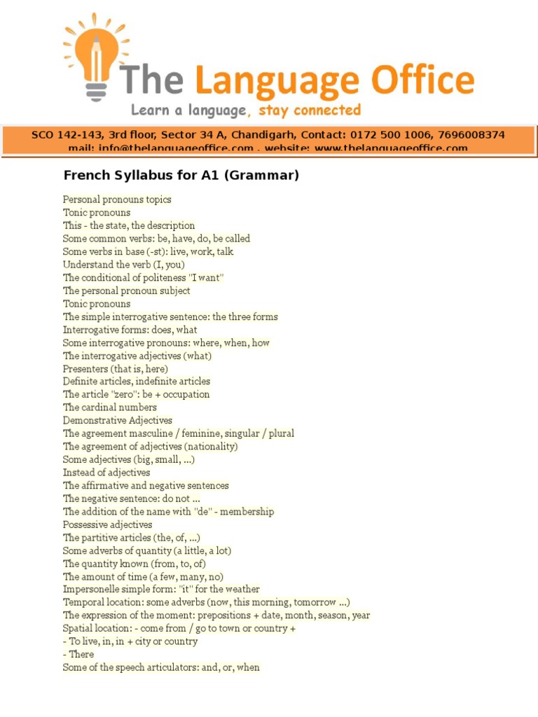 French A1 | PDF | Grammatical Number | Pronoun