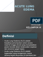 Acute Lung Edema