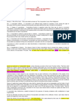 Title I General Provisions: THE Corporation Code of The Philippines (Batas Pambansa Blg. 68)